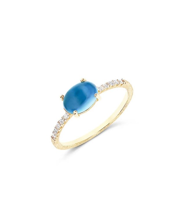 NANIS Italian Jewels Dancing Azure Ring AS35-597