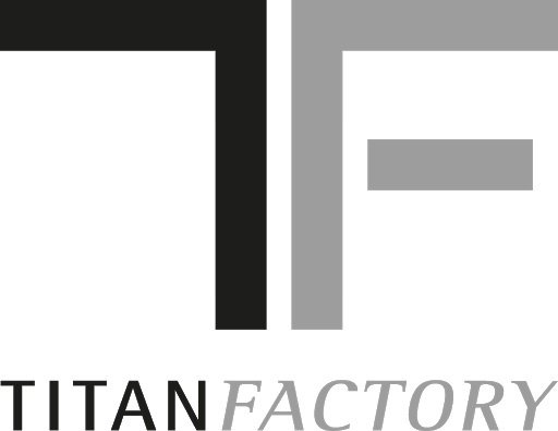 TitanFactory Ring Titan-Ceramic mit Brillant