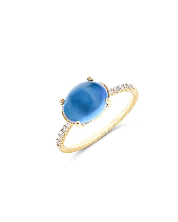 NANIS Italian Jewels Dancing Azure Ring AS34-597