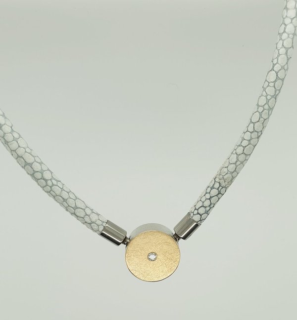 BeBelle Design Wechselschließe 900 Gold / 925 Silber SET